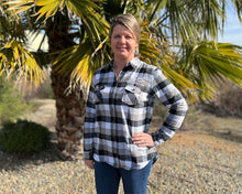 Load image into Gallery viewer, Clipped In for Life Flannel