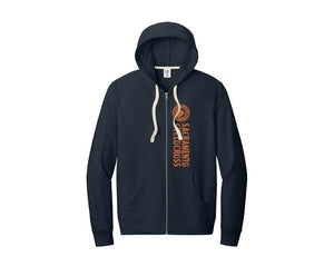 Sacramento Cyclocross 2025 Navy Zip-Up Hoodie