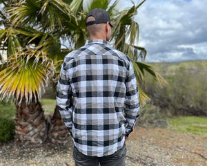 Clipped In for Life Flannel