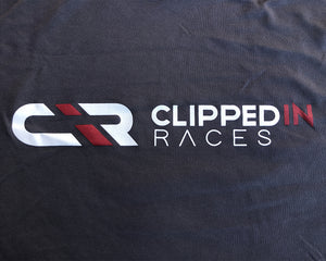 Clipped In Races Tech Shirt Charcoal