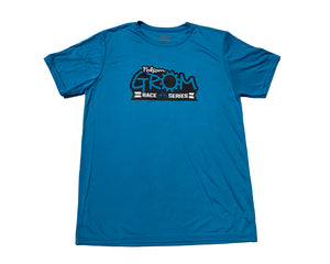 Folsom Grom Tech Shirt Neon Blue