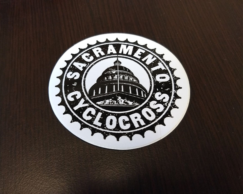 SacCX Sprocket Sticker – Clipped In for Life