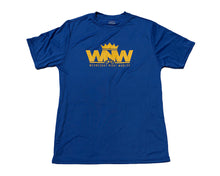 Load image into Gallery viewer, Wednesday Night Worlds Tech Shirt Royal Blue
